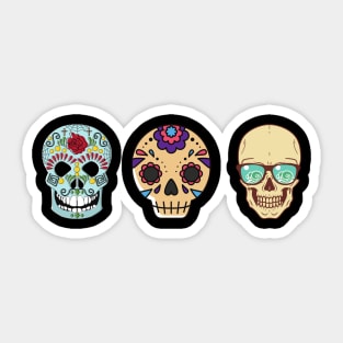 Cute Skulls Sticker